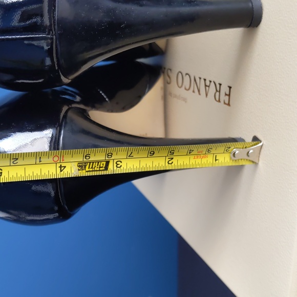 Franco Sarto Black Patent Leather Pumps with Platform size 8.5 - Picture 4 of 8